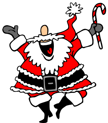 Jolly Dancing Santa Clause
