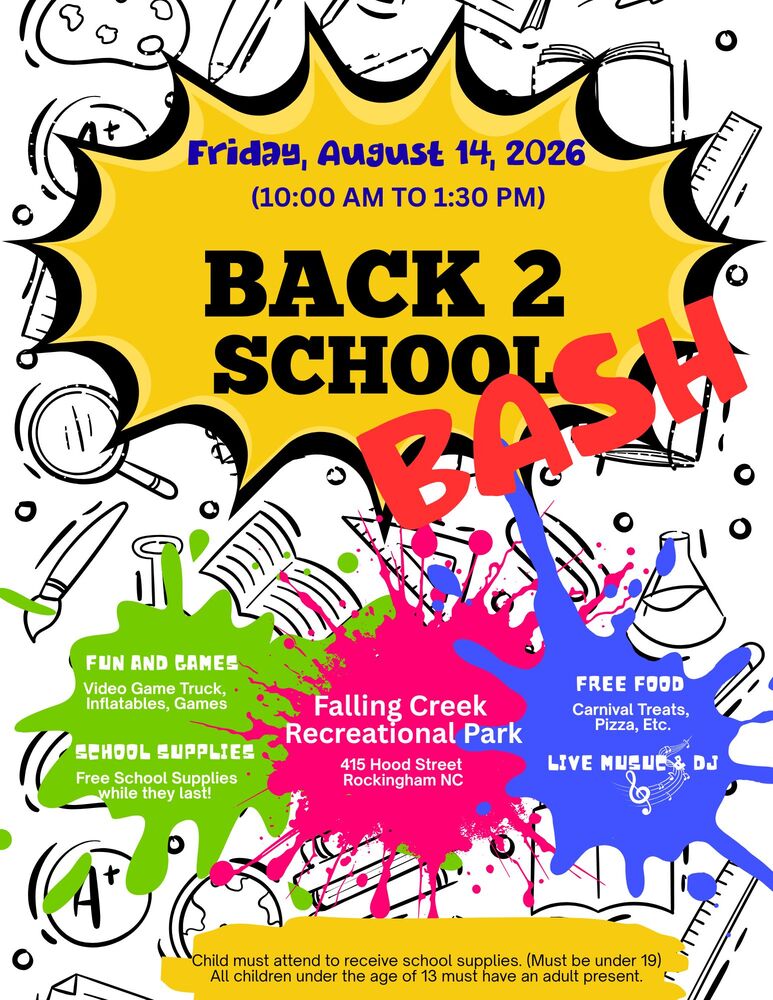 Back to School Event Flyer free to public 