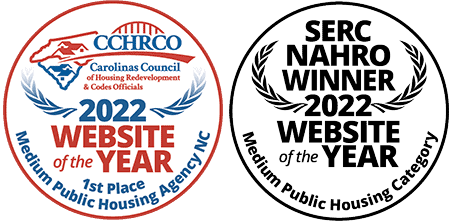 SERC NAHRO 2022 and CCHRCO 2022 Website of the Year winners awards.